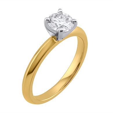 Arctic Clear 3/4 Carat T.W. Lab-Grown Diamond Solitaire Engagement Ring