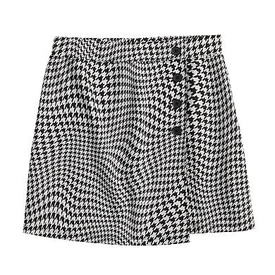 Juniors' SO® Side Buttoned Faux Wrap Mini Skirt