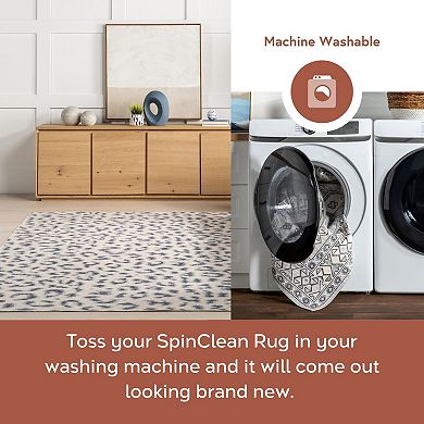 nuLOOM Mason Machine Washable Contemporary Leopard Print Area Rug