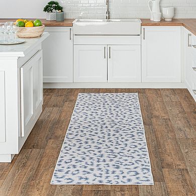 nuLOOM Mason Machine Washable Contemporary Leopard Print Area Rug