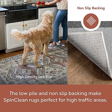 nuLOOM Lucy Machine Washable Farmhouse Buffalo Plaid Area Rug