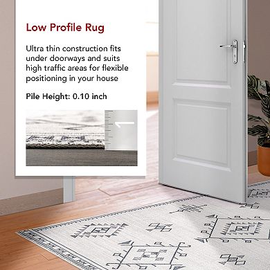 nuLOOM Evalyn Machine Washable Southwestern Motif Area Rug