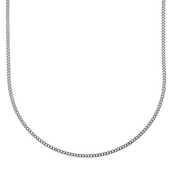 Men's LYNX Stainless Steel Curb Chain Necklace