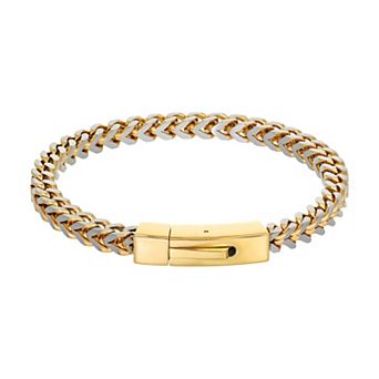 Men's LYNX Stainless Steel Foxtail Chain Bracelet