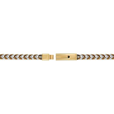 Men's LYNX Stainless Steel Foxtail Chain Bracelet