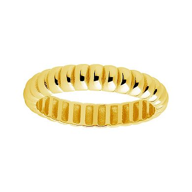 MC Collective Sterling Silver Bubble Band Ring