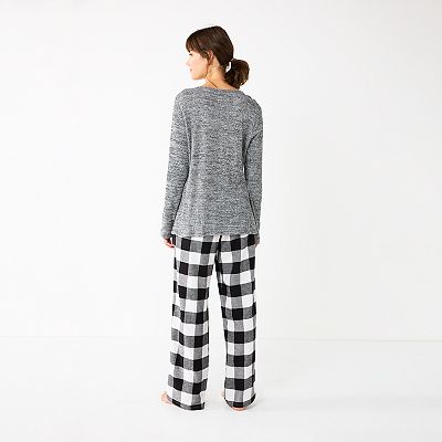 Kohls womens flannel pajamas sale