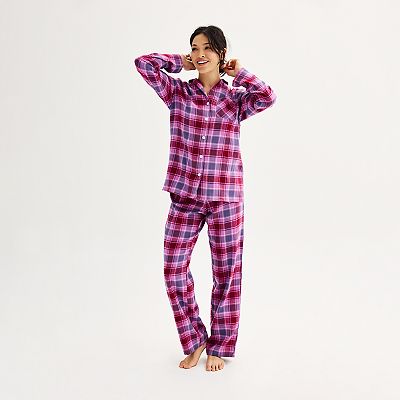 Pajama Shirt Kohls Womens Winter Pajamas Women's Sonoma