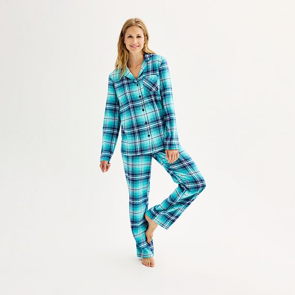 Women's sonoma goods for life long sleeve pajama top online & pajama pants set