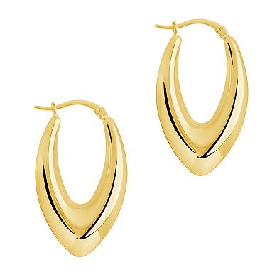 MC Collective V-Drop Hoop Earrings