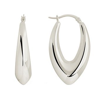 MC Collective V-Drop Hoop Earrings