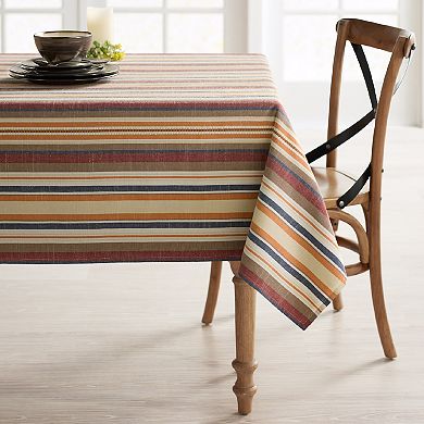 Food Network™ Easy-Care Striped Linen Tablecloth