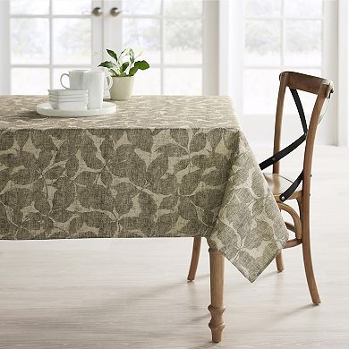 Food Network™ Khaki Leaves Tablecloth
