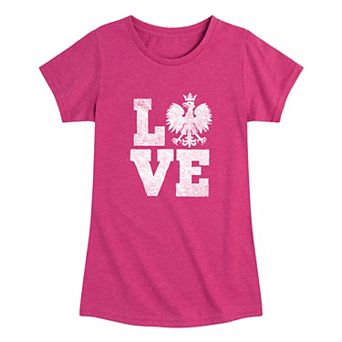Girls 7-16 Dyngus Day Love Poland Graphic Tee