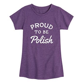Girls 7-16 Proud To Be Polish Graphic Tee