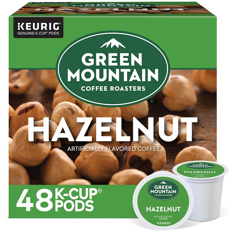 Green Mountain Coffee Roasters Hazelnut Coffee, Keurig® K-Cup® Pods, Light Roast, 48 Count, Multi