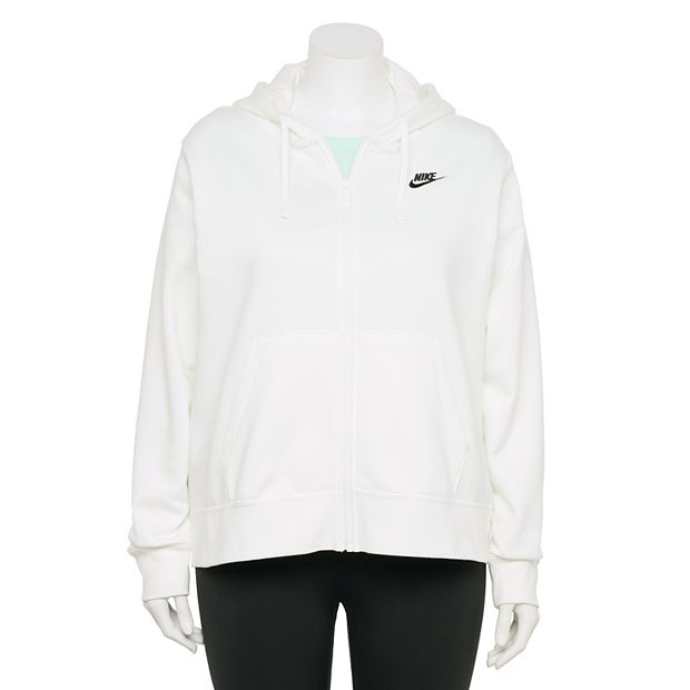 Plus Size Nike Sportswear Club Fleece Full Zip Hoodie