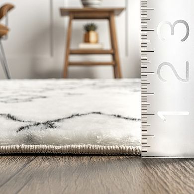 nuLOOM Bev Moroccan Machine Washable Shag Area Rug