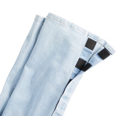 Women's Sonoma Goods For Life Adaptive Easy Dressing Mid-Waisted Straight Leg Jeans