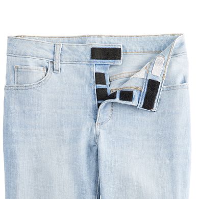 Women's Sonoma Goods For Life Adaptive Easy Dressing Mid-Waisted Straight Leg Jeans