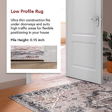 nuLOOM Sasha Machine Washable Medallion Area Rug