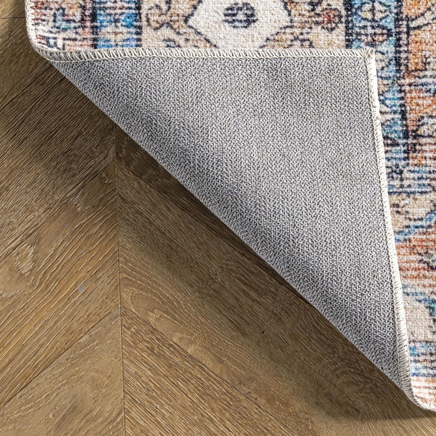 NuLOOM Eleanor Teppich-Läufer, Maschinenwaschbar – 60x20 Cm, Mehrfarbig – Schmutzabweisend & Rutschfest