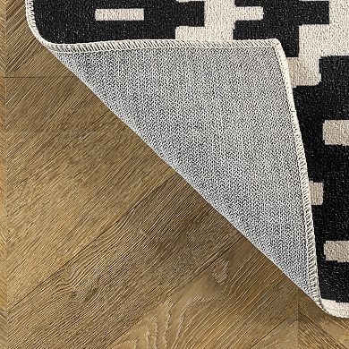 nuLOOM Chiara Machine Washable Modern Geometric Area Rug