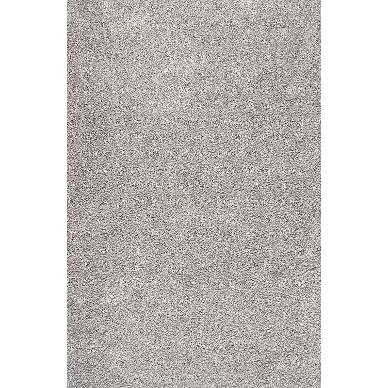 nuLOOM Marlow Machine Washable Soft Shaggy Faux Sheepskin Area Rug, Light Gray