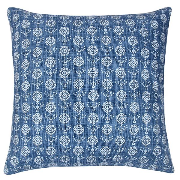 Sonoma Goods For Life® Floral Block Print Ultimate Feather Fill Throw Pillow