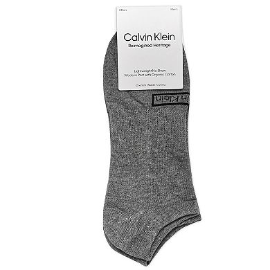 Men's Calvin Klein 3-Pack Reimaged Heritage Flat-Knit Socks