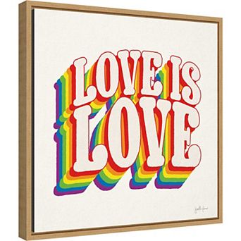 Amanti Art Love is Love I Framed Wall Art
