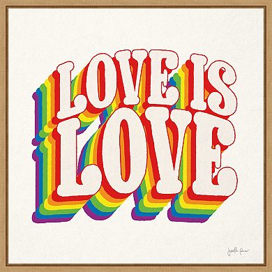 Amanti Art Love is Love I Framed Wall Art