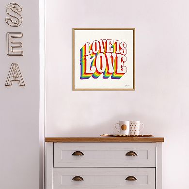 Amanti Art Love is Love I Framed Wall Art