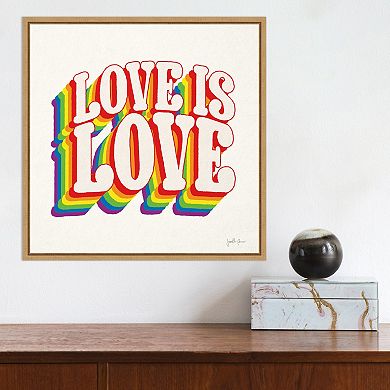 Amanti Art Love is Love I Framed Wall Art