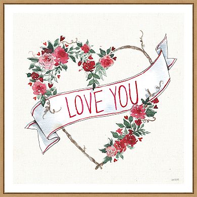 Amanti Art Love You I Framed Wall Art