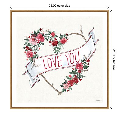 Amanti Art Love You I Framed Wall Art