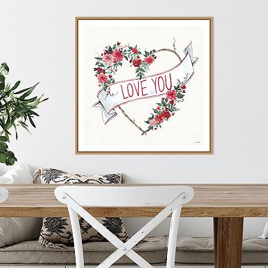 Amanti Art Love You I Framed Wall Art