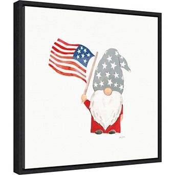Amanti Art Patriotic Gnomes II Framed Wall Art