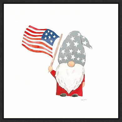 Amanti Art Patriotic Gnomes II Framed Wall Art