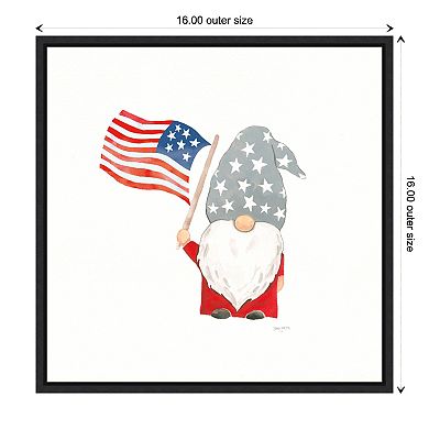 Amanti Art Patriotic Gnomes II Framed Wall Art