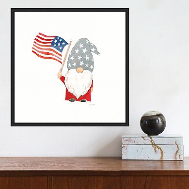 Amanti Art Patriotic Gnomes II Framed Wall Art