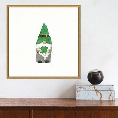 Amanti Art St. Patrick's Day Gnomes II Framed Wall Art