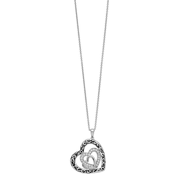 Sentimental Expressions Sterling Silver Cubic Zirconia Antiqued My ...