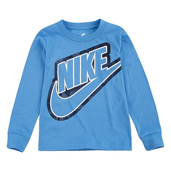 Toddler Boy Nike Futura Camo Outline Long Sleeve Graphic Tee