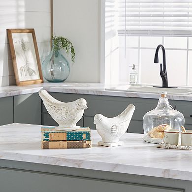 Stella & Eve Bird Figurine Table Decor 2-piece Set