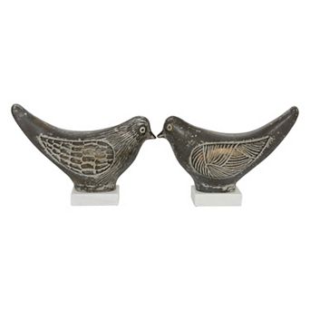 Stella & Eve Bird Figurine Table Decor 2 pc Set