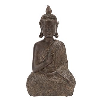 Stella & Eve Meditating Buddha Sculpture Floor Decor