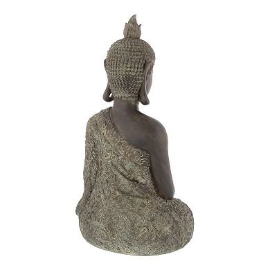 Stella & Eve Meditating Buddha Sculpture Floor Decor