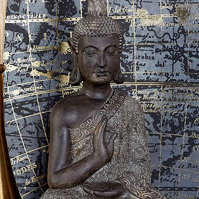 Stella & Eve Meditating Buddha Sculpture Floor Decor