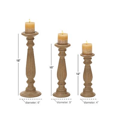 Stella & Eve Column Candle Holder 3-piece Set